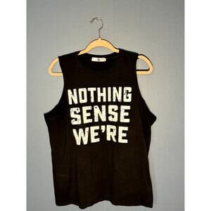 COUPLES CHOICES LARGE  BLACK SLEEVELESS T-SHIRT